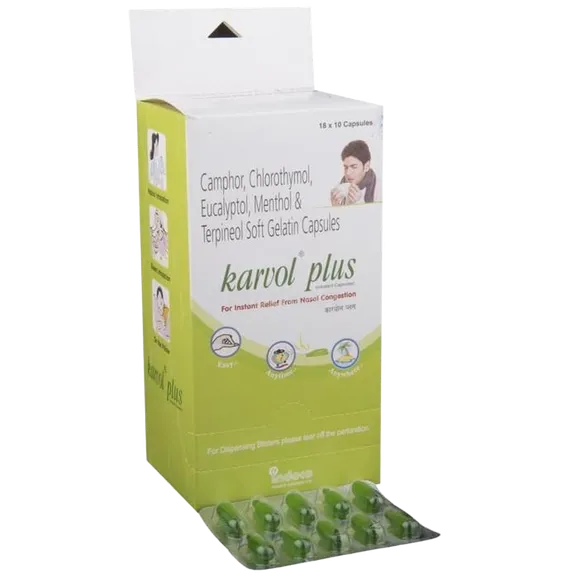 karvol plus capsule 10's